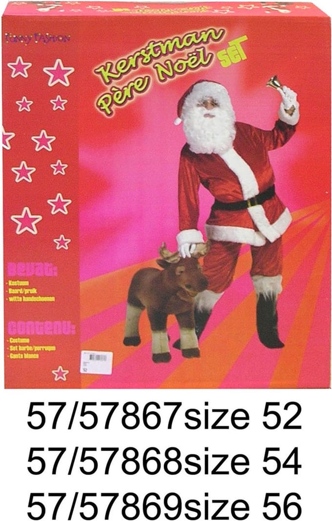 Kerstmanpak super de luxe volwassenen