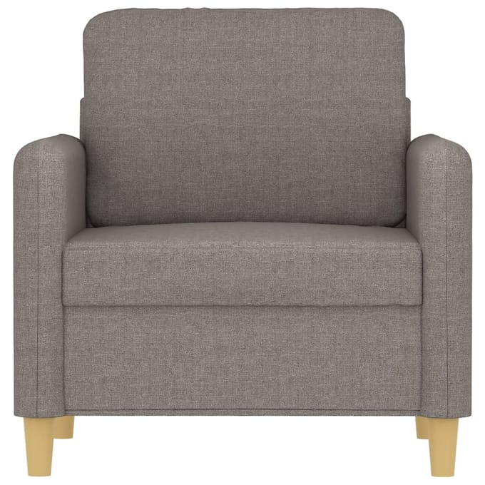 vidaXL - Fauteuil - 60 - cm - stof - taupe