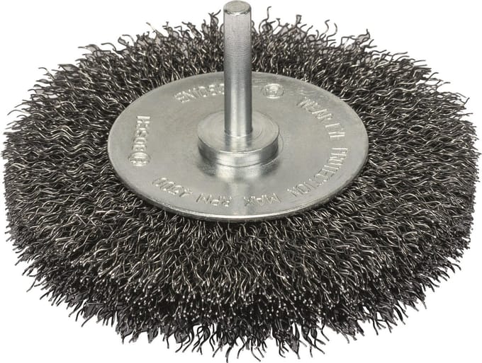 Bosch wire wheel brush - for metal