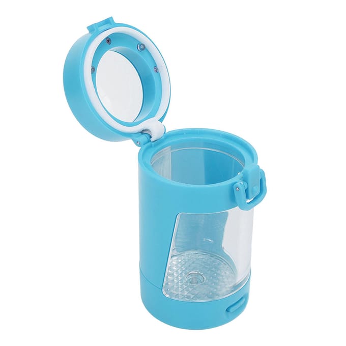 Kruidenbewaarbox, geurbestendig, uitstekende afsluiting, compact, lichtgewicht. blauw
