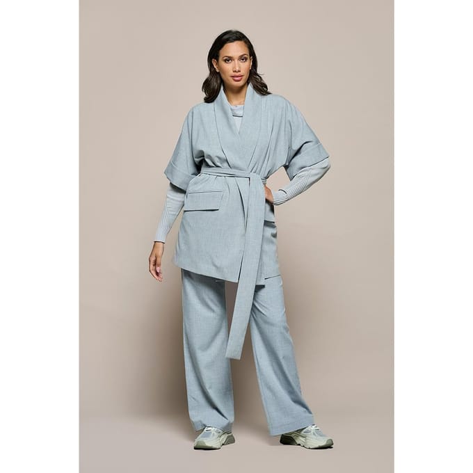 Roseline Blazer Lichtgrijs