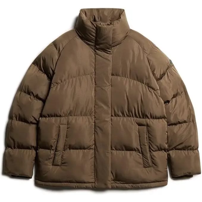 Superdry - Halflange pufferjas - Dames - Gewatteerde jassen