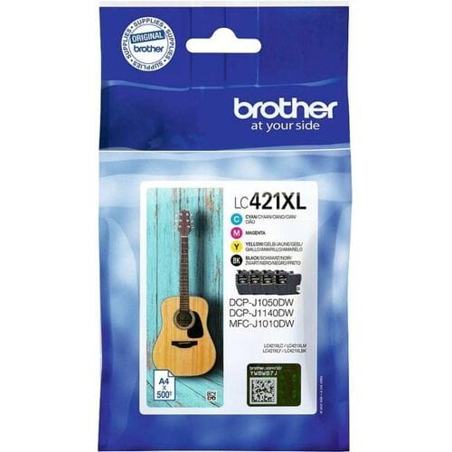 Brother Inktcartridge LC-421XLVAL 4-kleuren Multipack Hoge capaciteit