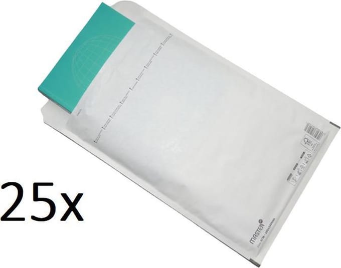 Master'in Bubbel Enveloppen (A4) - Luchtkussen Enveloppen 220x340mm (16/F) - 25 stuks
