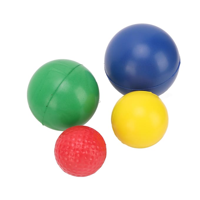 4 stuks Handoefenbal Piano Vingertraining Grip Versterking Spier Knijp Ei blue