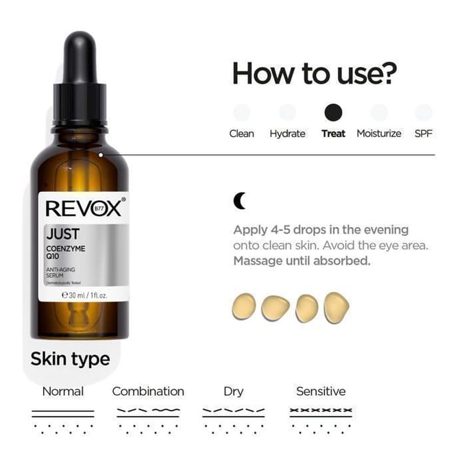 Revox - Just Coenzyme Q10 Anti-Aging Serum - 30ml