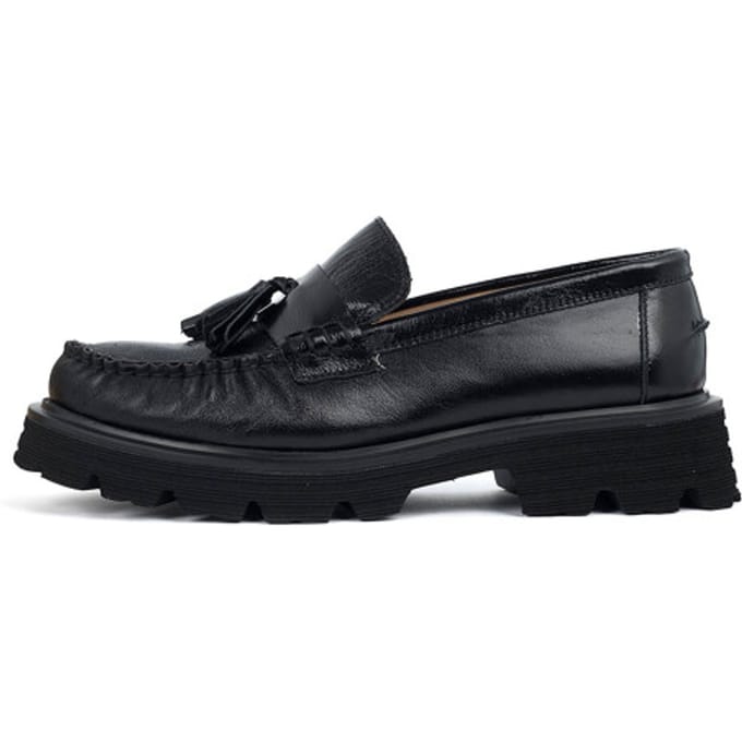 Babouche Bizou-105 loafer zwart, 40 / 6.5