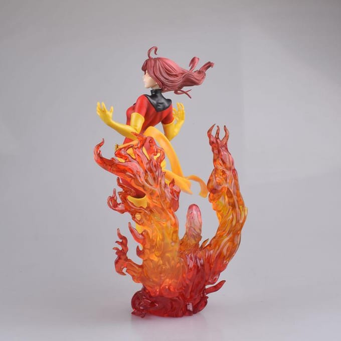 X-men Dark Phoenix Rebirth 1/7 PVC Poppen Speelgoed Decoratie 23cm red