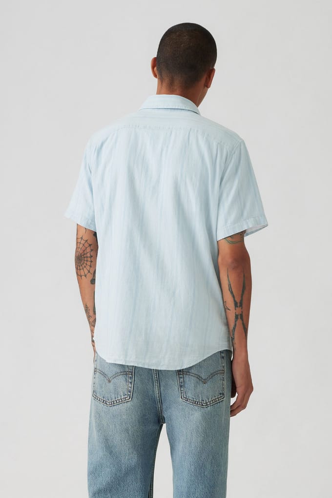 Levi's Ss Classic 1 Pkt Standrd Eddie Stripe Taglia: S | Camicie Casual Outlet | Uomo