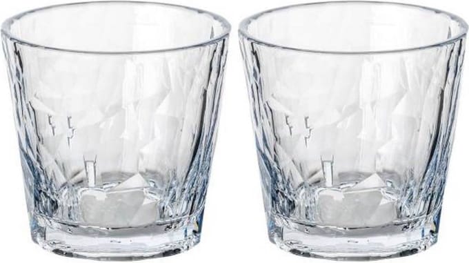 Koziol - Club No.22 - Superglas - 250ml - water glas - Set van 2