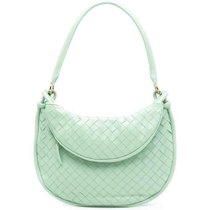 Tweed Hands Medium Nappa Intrecciato Gemelli Hobo
