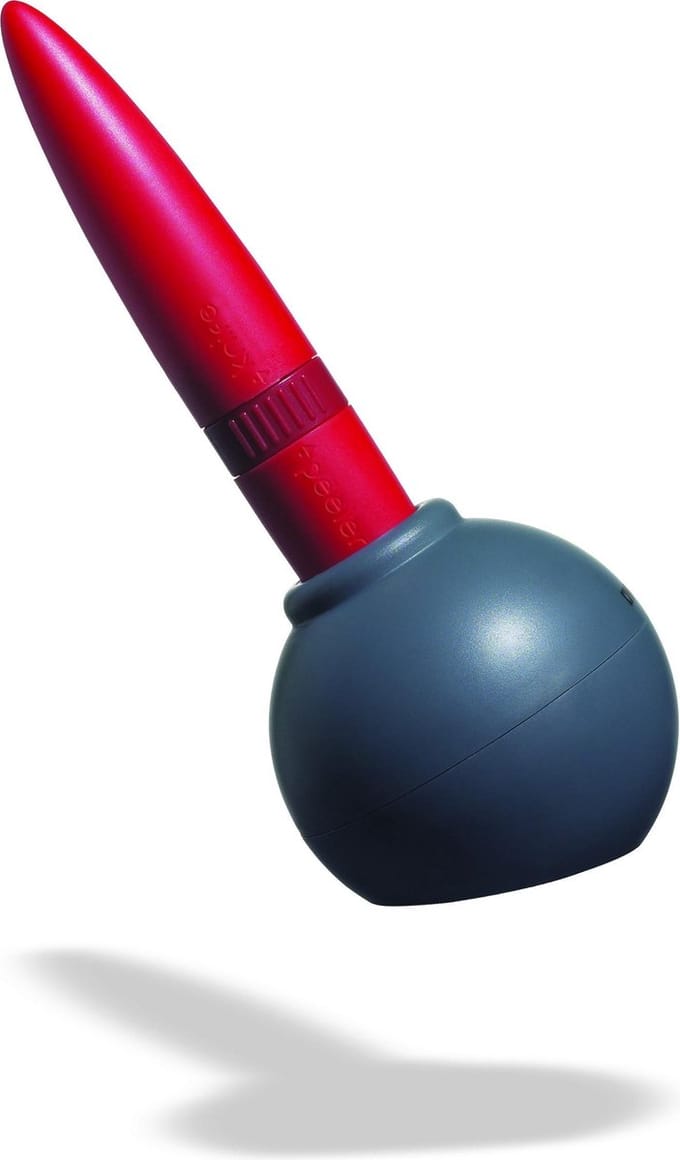 Vice Versa Inky Peeler - Dunschiller en Schilmes - 2 in 1 - Rood