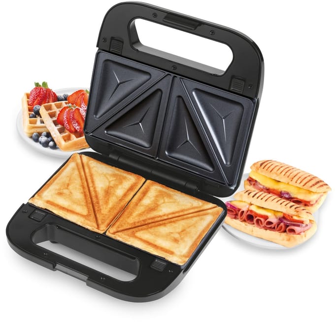 Salter 3-in-1 Snack Maker - PFAS-vrij - Wafel, Tosti, Panini