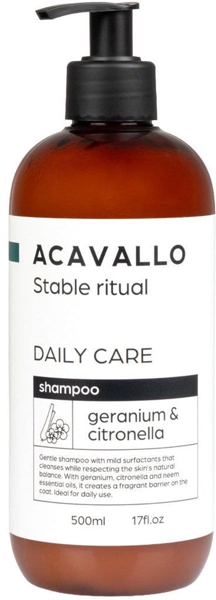 Acavallo Citronella & Geranium Anti-Vliegen Shampoo 500ml