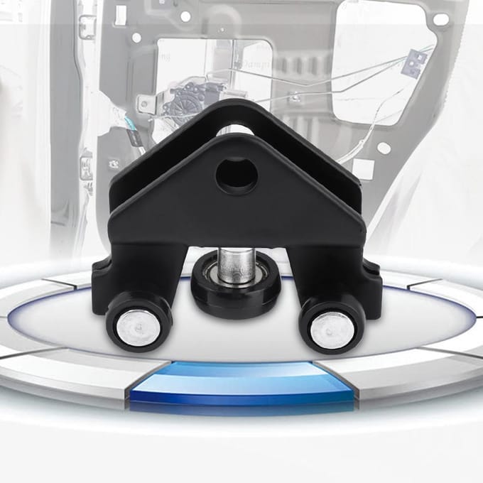 Schuifdeur R geleider voor Renault Trafic 2000 2010 7700312012 zwart