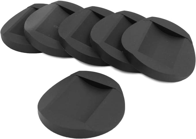 Antislippads voor Meubelwielen - Set van 6 voor Bescherming van Vloeren