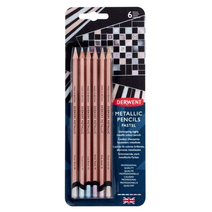Derwent Metallic Pastel Blister (6)