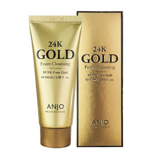 ANJO 24K Gouden Schuimende Gezichtsreiniger 100ml 100ml beige