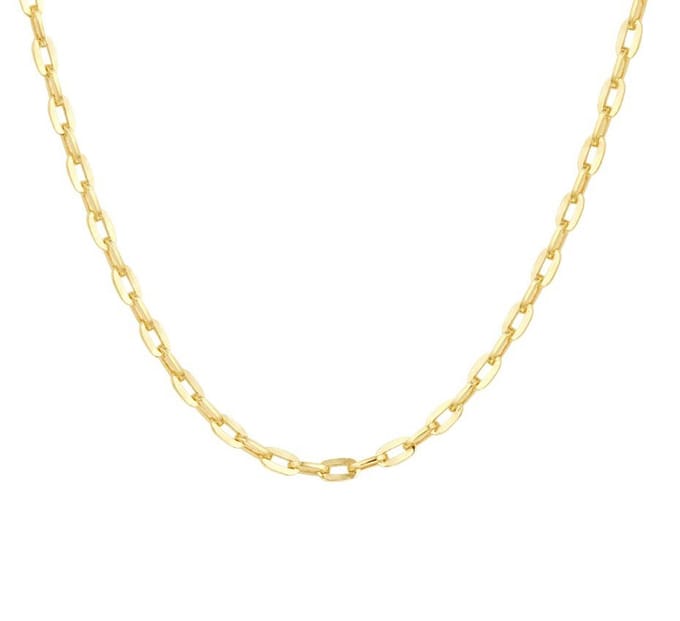 ZilGold Collier 5000229 Geelgoud Anker 3 mm 45 cm