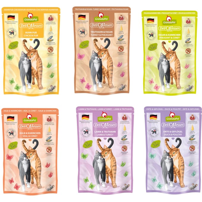 GranataPet DeliCatessen 12 x 85 g Kattenvoer - Mix III