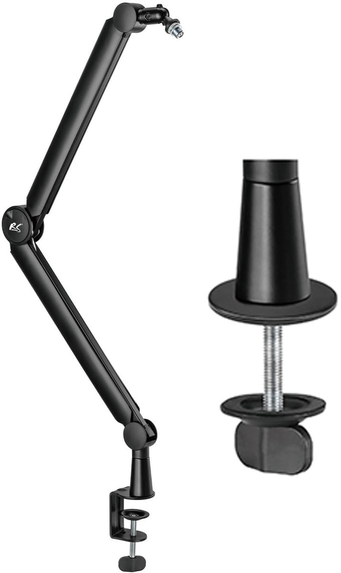 NanoRS RS421 - Microfoonhouder 3/8" en 5/8" - max. 1kg - Statief met microfoonhouder - verstelbaar
