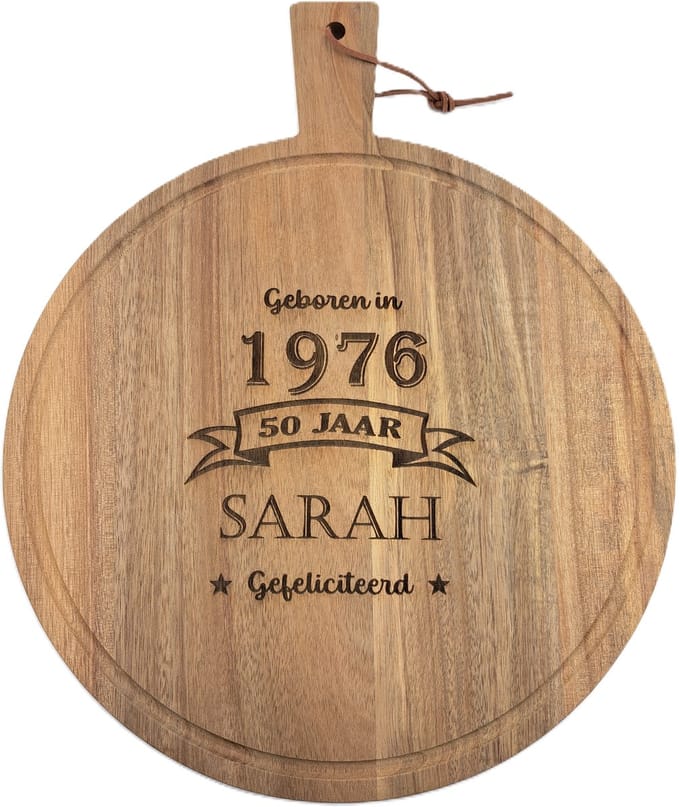 Sarah Borrelplank - Serveerplank hout