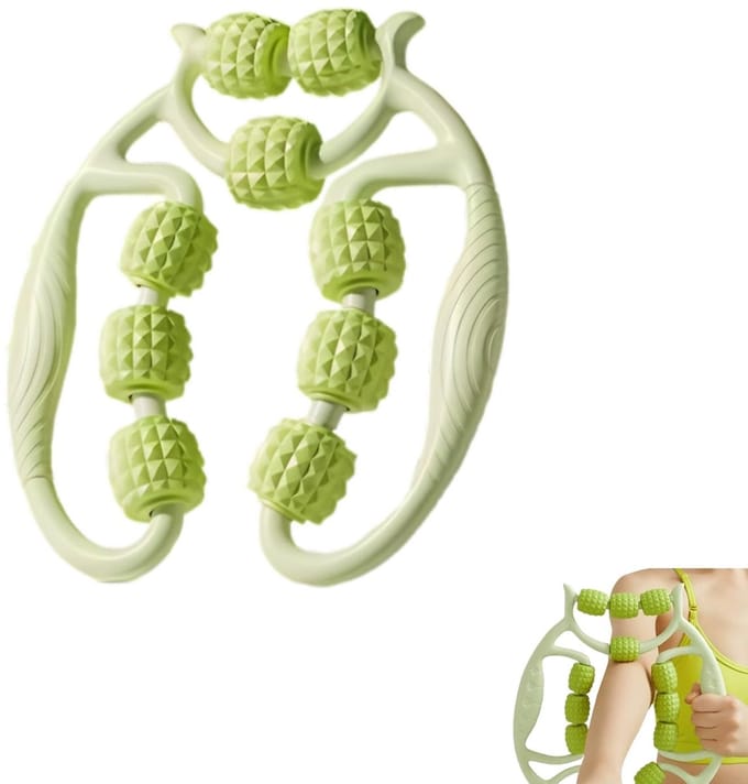 Dailygoods- Spiermassagerol Ergonomische Handgreep - Massage Roller
