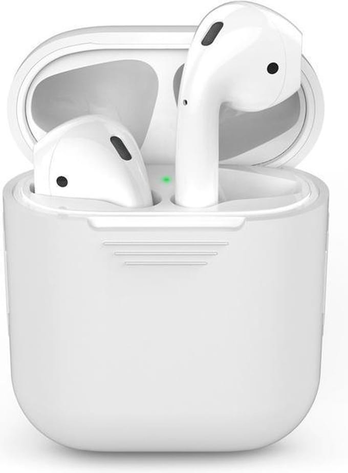Siliconen case | geschikt voor airpods | wit
