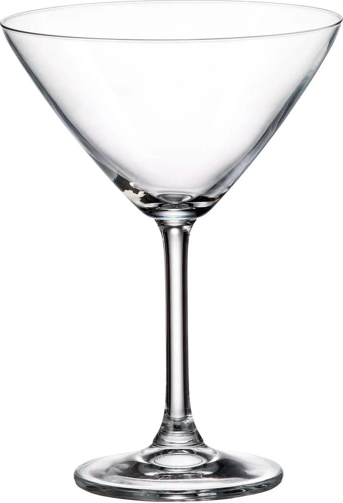 Crystalite Bohemia Colibri martini glazen 280 ml 6 stuks