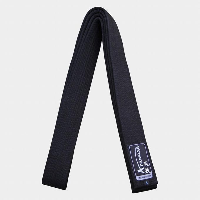 Karateband Arawaza | Zwart (Maat: 330)