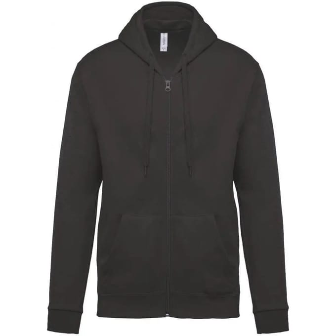 Kariban Sweater met rits en capuchon K479 - Dark Grey - M