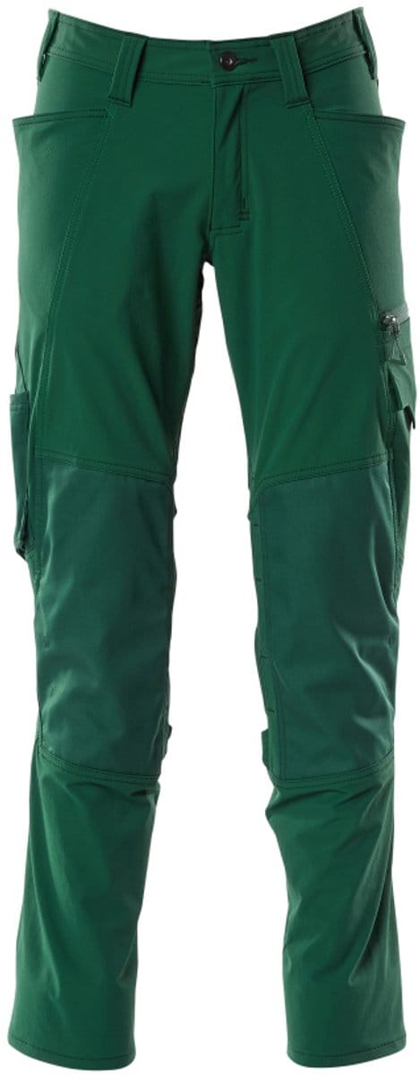 Mascot Accelerate Broek met kniezakken 18479-311 - Groen - C68 - 82