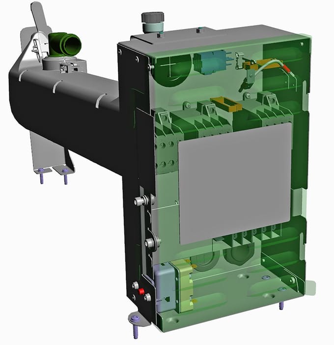 DAIKIN Inline-Backupheater 9kW-ECH2O IG bijverwarming, EKECBUA9W