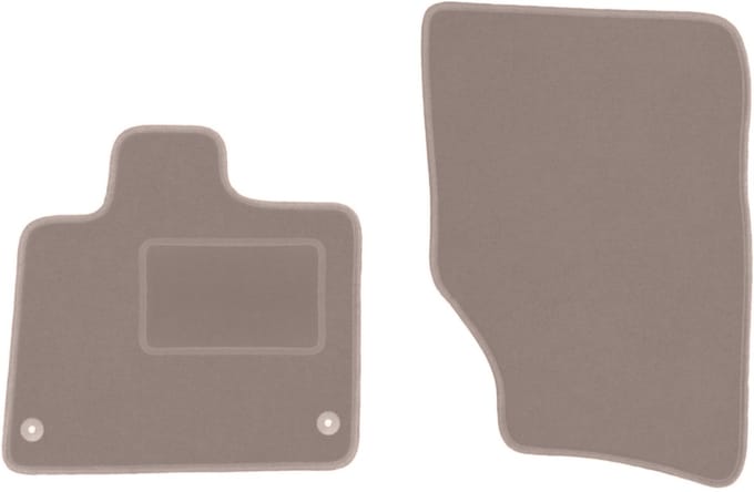 Beige voormatten voor: Audi Q7 I 4L SUV (2005-2015)