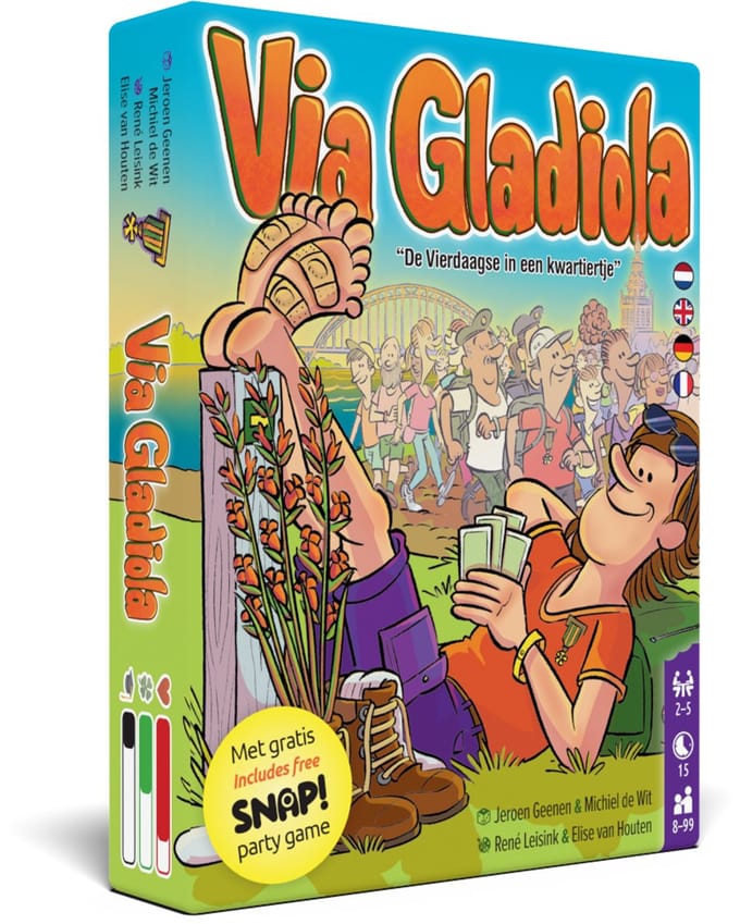 Via Gladiola - Vierdaagsespel - De Vierdaagse in een kwartiertje - In 1 minuut geleerd