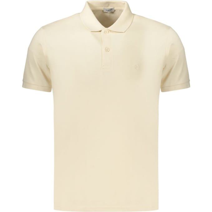 Coveri Beweegbare Beige Katoenen Heren Polo