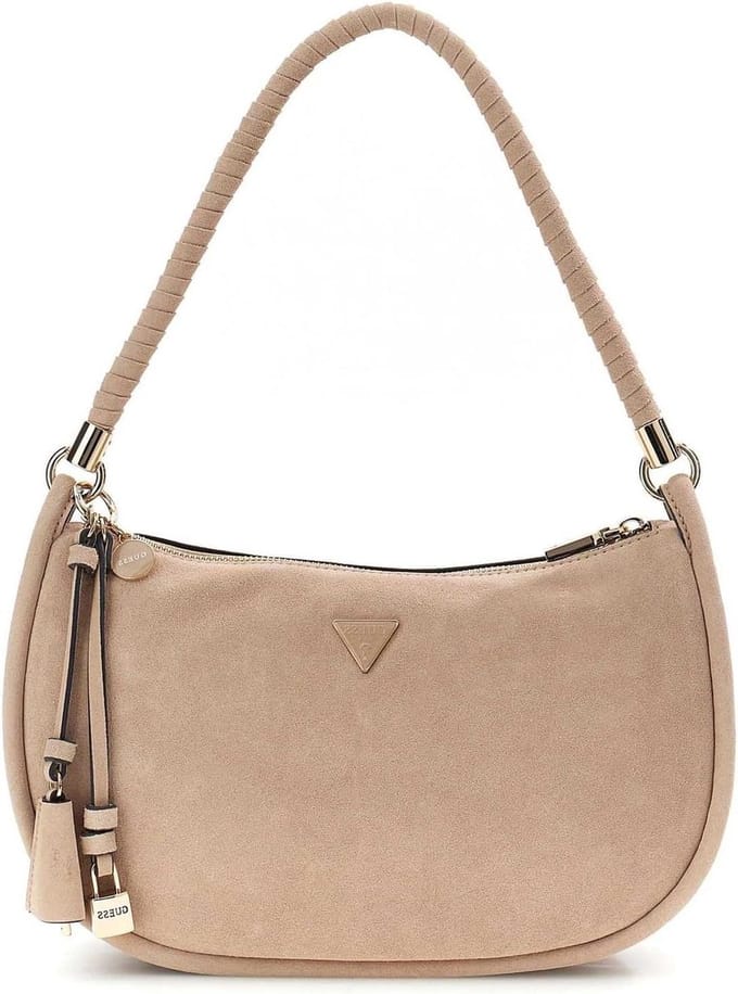 GUESS schoudertas Danya Hobo Shoulder Bag Taupe beige