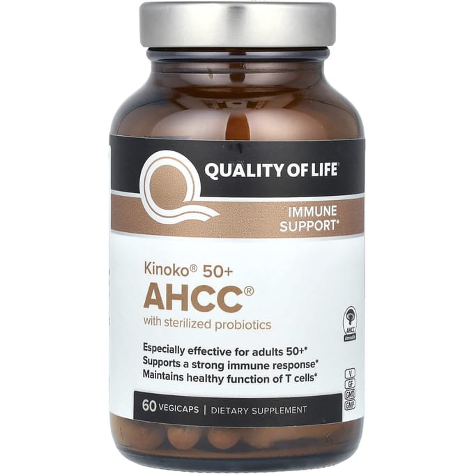 Kinoko 50+ Accc, Gesteriliseerde Probiotica, 60 Veggie Capsules