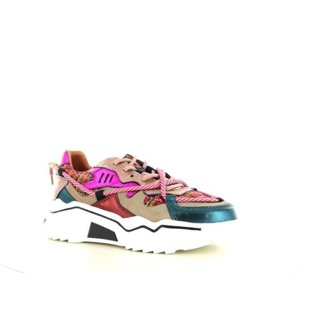 Dames Sneakers Dwrs Jupiter Tweed Fuchsia Beige - Maat 37