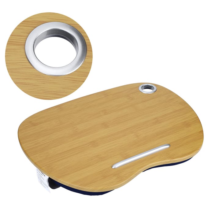 Multifunctionele Laptoptafel Draagbare Leer- Schrijftafel Bedtafel Thuis Buiten SchoottafelBlauw blauw