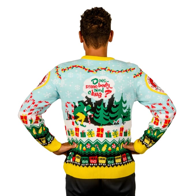 Elf OMG! I Know Him! Knitted Christmas Jumper - XS