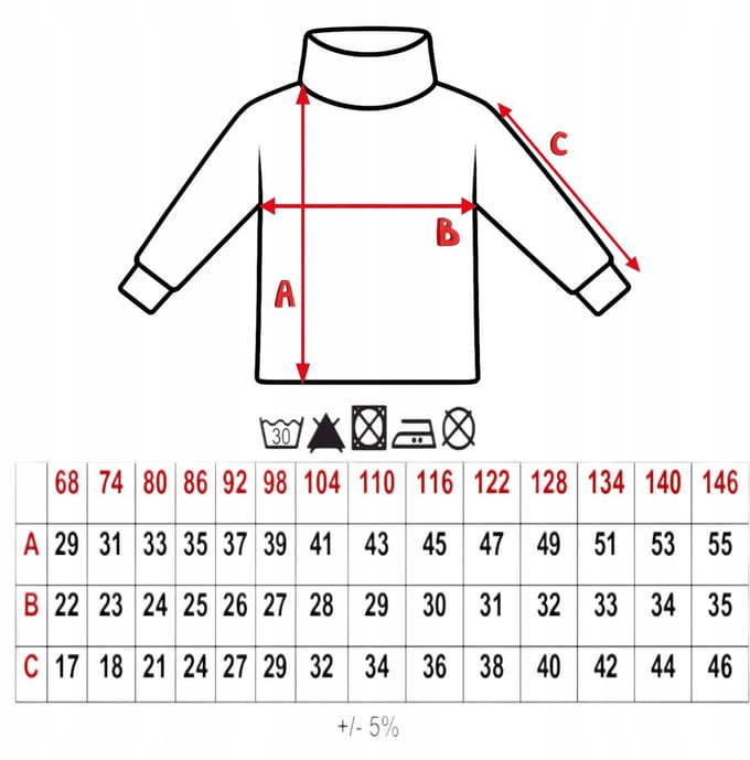 Dartomik - Warm Baby Golf - 74 - Lange Mouw - Katoen 97% Lycra 3%