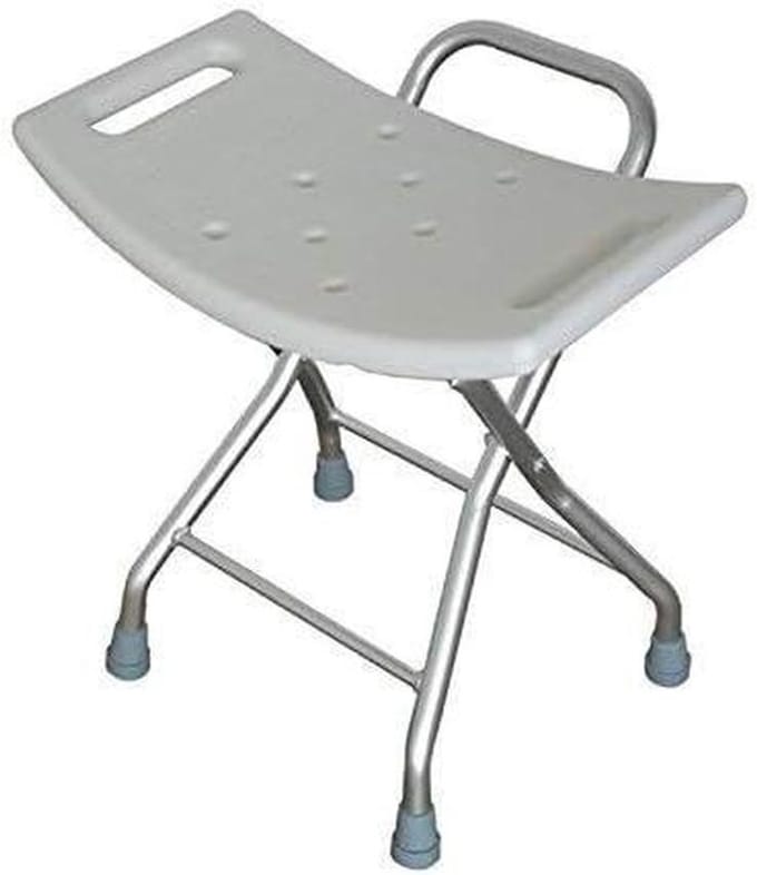 Badstoel Douchestoel - Douchebank Badkruk - Veilig Douchen - Verstelbaar Aluminium Frame - Niet gespecificeerd - Wit