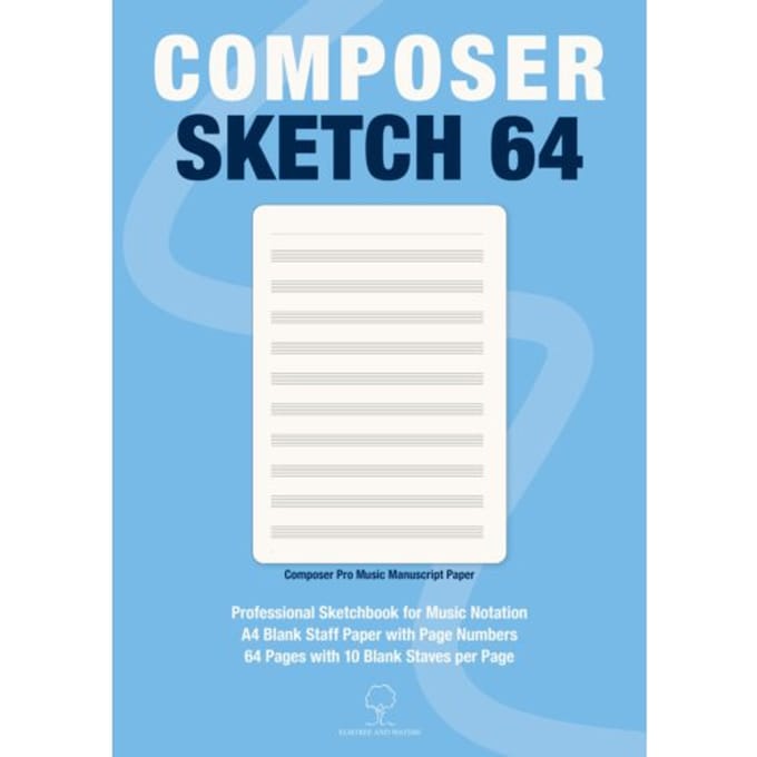 Composer Sketch 64 - Composer Pro Premium Muziekpapier - Sophia Martins