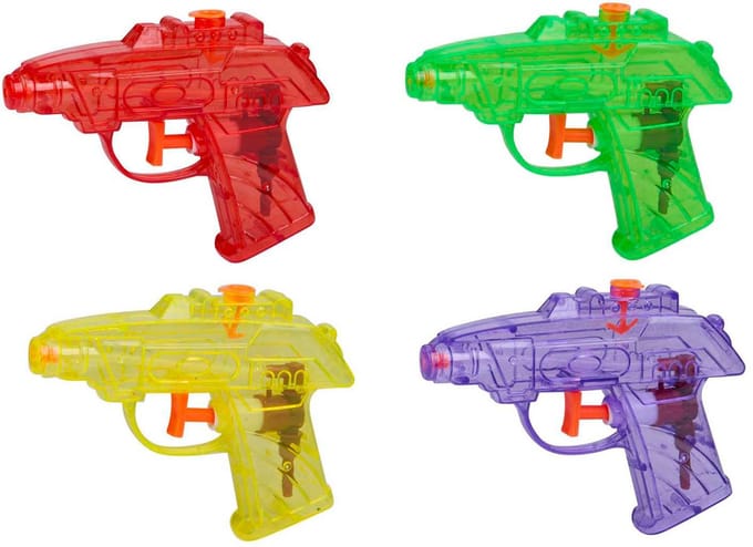 Watergun 4pcs 11.5cm PS/PP