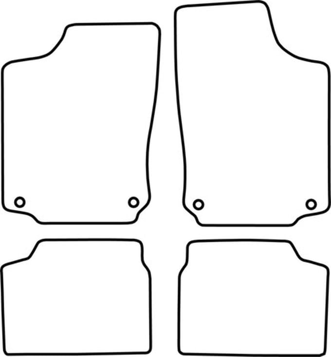 Automatten | Mattenset Opel Corsa - C modellen - 2000 - 2006