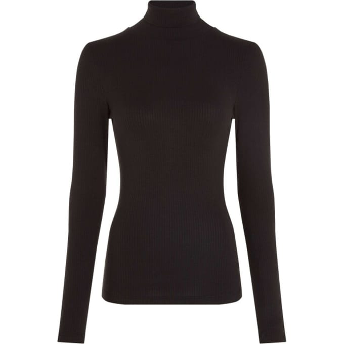 King Louie Rollneck top uni rib