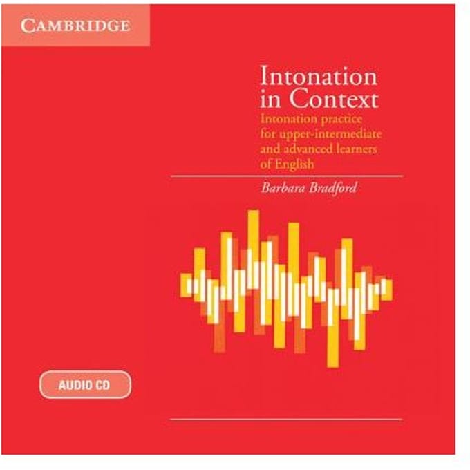 Intonation In Context Audio Cd - Barbara Bradford