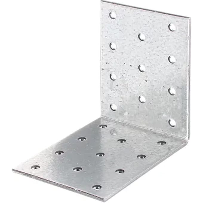 Alberts Verbindingshoek - Verzinkt Staal - 80x80x60mm