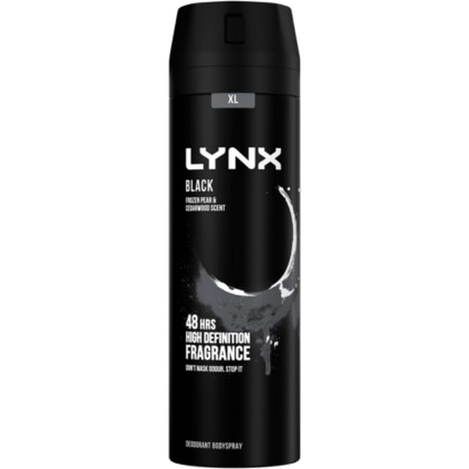 Lynx Black Lichaamsspray - 200ml